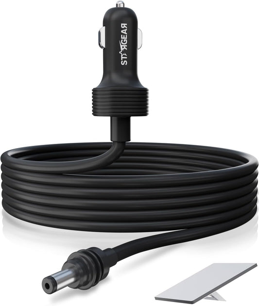 Starlink Mini Cable 12V Power Cable 3M/10FT, Starlink Mini Accessories 16AWG Cigarette Lighter to DC Cord, 12V-48V Car Charger Car Adapter