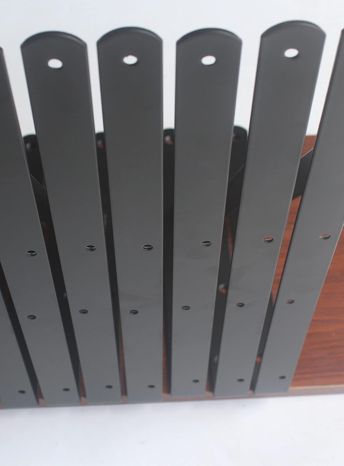 40 Pack L14 x H 10" Black Heavy Duty Shelf Brackets with Screws Metal Shelf Brackets Shelf Support Angle Brackets for Shelves L Brackets Heavy Duty Floating Shelf