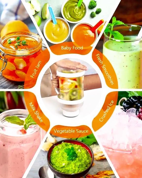 Dr.Boyd's Portable TEAM miXer 68oz Portable blender for Shakes, Smoothies Blended Drinks, Large Capacity, Type-C charging, Powerful Motor, BPA free, Stainless steel blades, Bulit in Safety Features