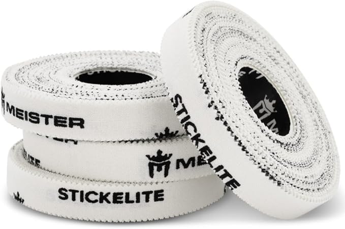 Meister StickElite Professional Porous Athletic Tape for Fingers & Toes - 15yd x 1/2" - White - 4 Rolls