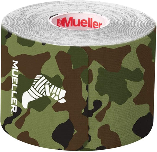 MUELLER Sports Medicine Kinesiology Therapeutic Tape, Quality Athletic Tape, Latex Free, 20 Pre-Cut I-Strips, 2" x 9.75" Each Strip