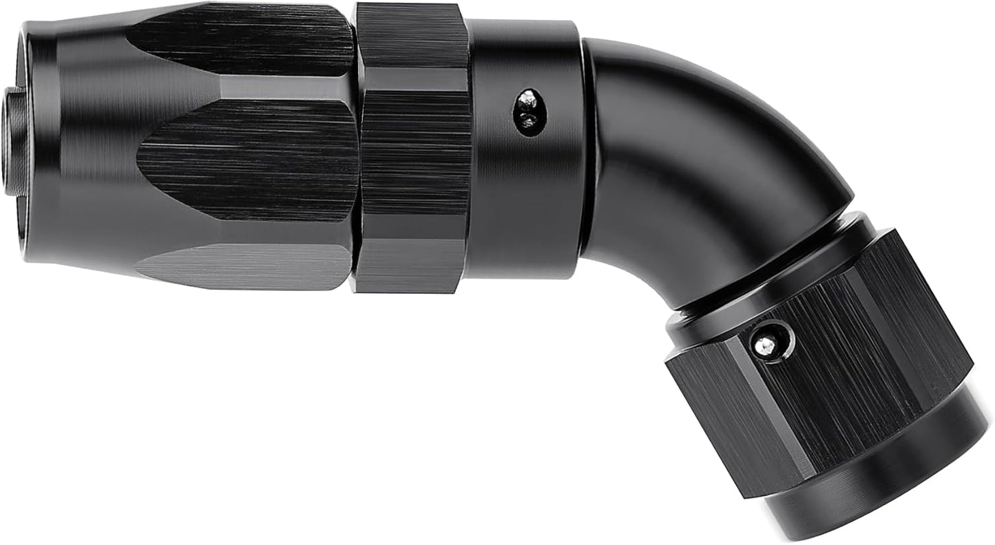 EVIL ENERGY 6AN 60 Degree One Piece Full Flow Hose End Fitting Swivel For CPE Braided Hose