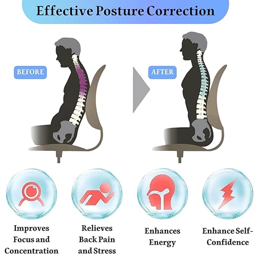 Posture Corrector for Women, Breathable Back Brace Posture Corrector, Adjustable Back Brace for Posture for Shoulder and Neck, Relief for Upper and Lower Back Pain