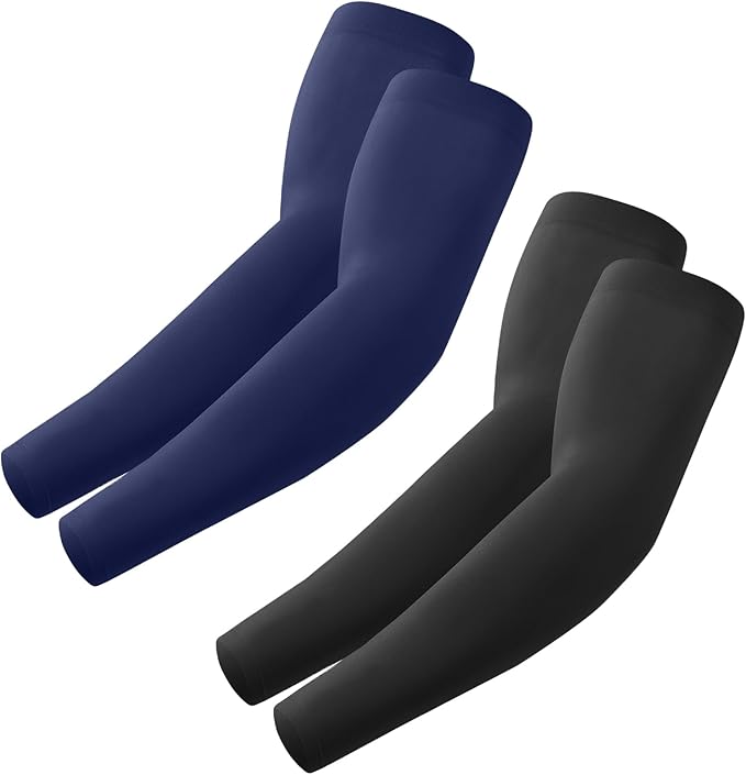 Arm Sleeves, Cooling UV Sun Protection Sports Compression for Men/Women