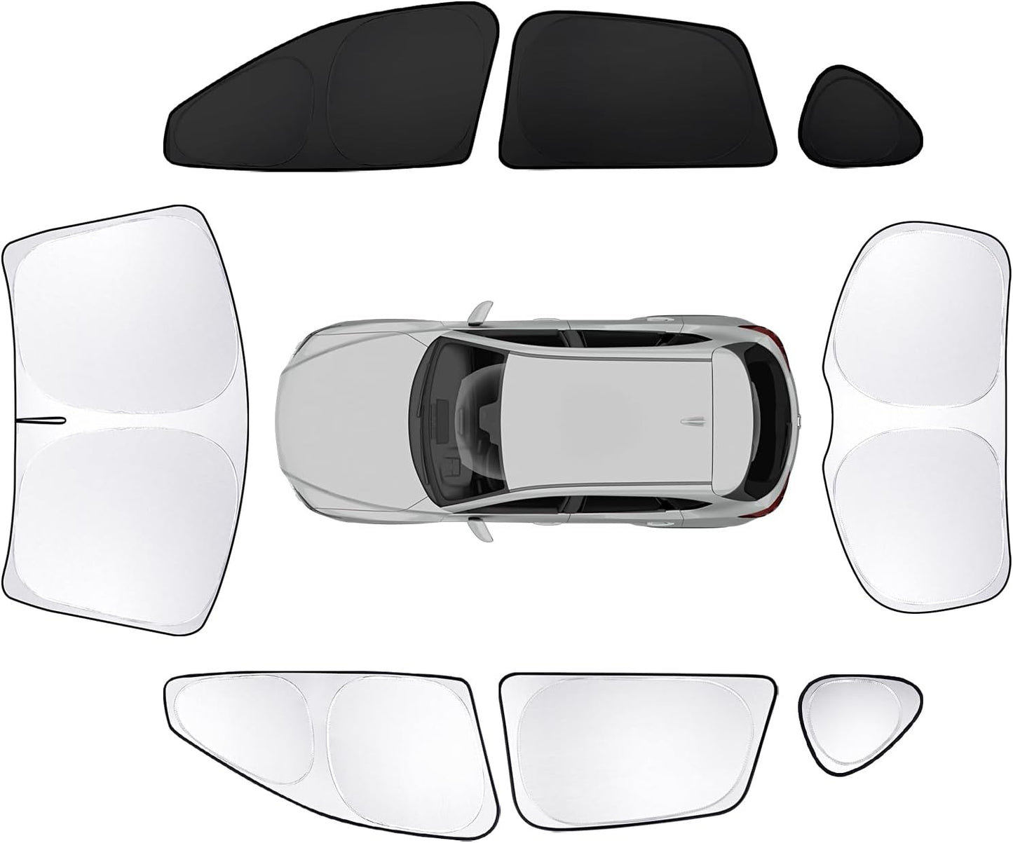 8pcs Car Window Shades for Mazda CX-5 2013-2016 Accessories,Windshield Side Rear Full Sunshade,Sun Visor UV Blocking, Privacy Protection and Blackout for Camping Outdoor