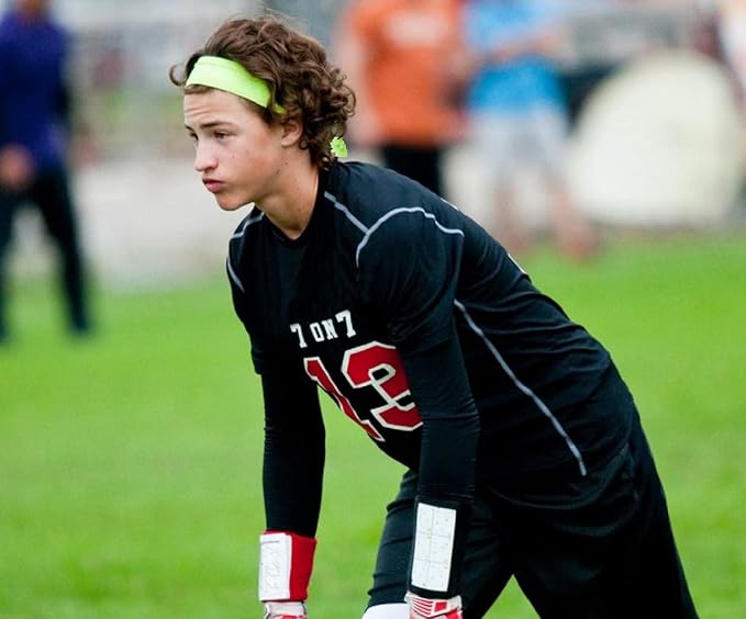 Kenz Laurenz Headbands Tie on Headband for Women Men Running Athletic Hair Head Band Elastic Sports Sweat Basketball Sweatband Stetchy Yoga Workout Sweatbands Adjustable Non-Slip Moisture Wicking