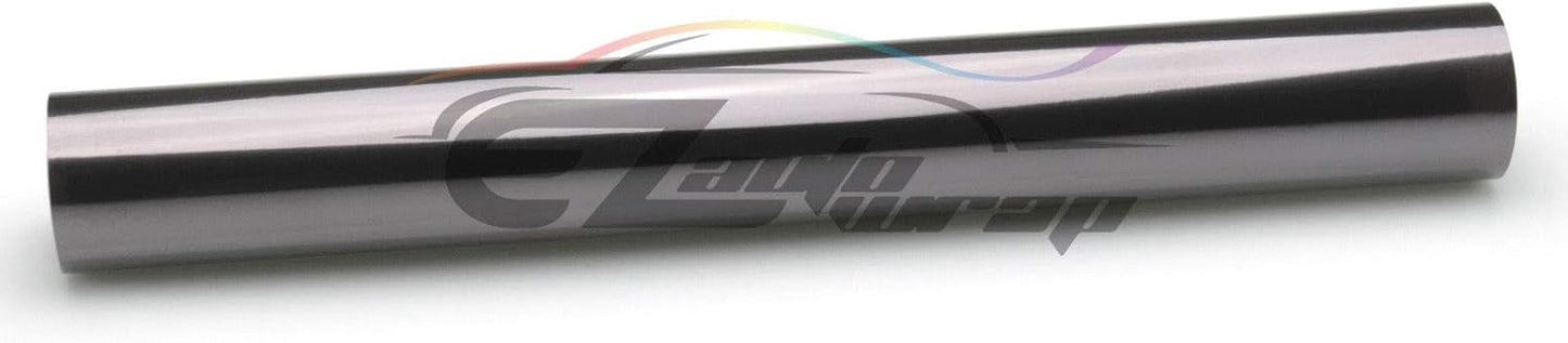 EZAUTO WRAP Free Tool Kit 12"x84" (1FT x 7FT) Glossy Light Black Smoke Headlight Taillight Fog Light Side Marker Vinyl Tint Film Self Adhesive