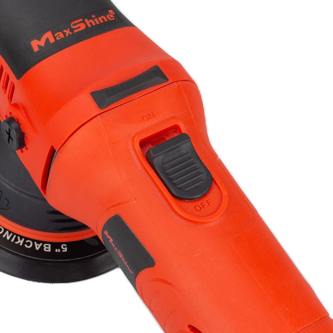 Maxshine 3 Pieces M8S V2 Dual Action Polisher &16oz Compound/Polish Car Detailing Kit - 1000W, 8mm Throw, 5” Plate, Thread 5/16”-24 - Powerful Auto Detailing Tool for Paint Protection (M8S V2 Kit 2)