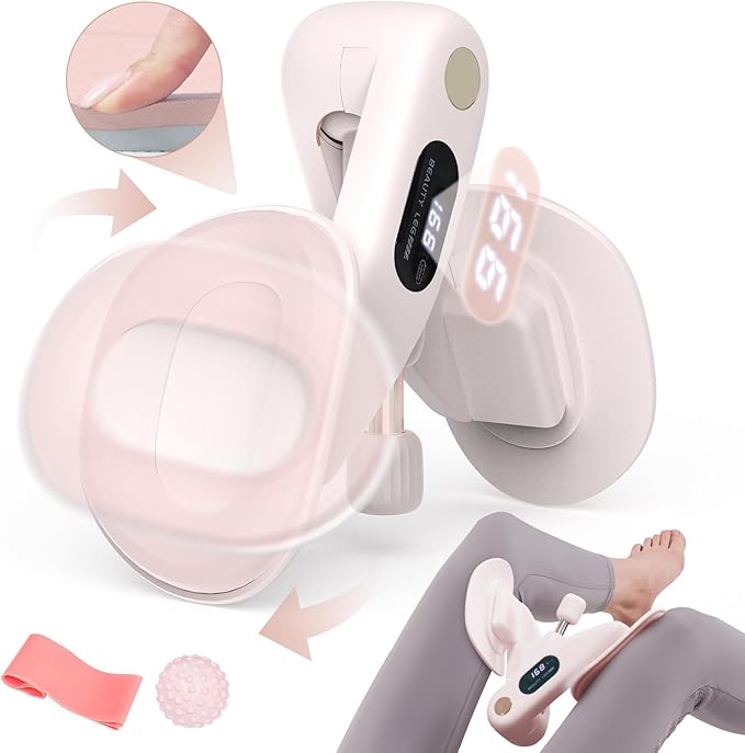 Thigh Master Thigh Exerciser for Women, Upgraded Inner Thigh Exerciser Pelvic Floor Exercise Kegel Hip Trainer, 45lb Thighmaster Home Gym for Legs Strengthen Machine