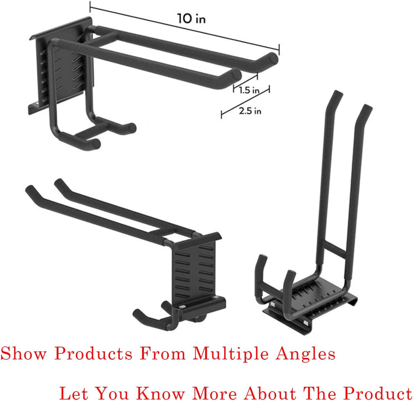 Garage Wall Organizers,Tool Hangers for Garage,Garden Tool Rack Wall Mount,Yard Tool Organizer for Garage,Garage Wall Mount(3 Boards 6 Double Layer Heavy Hooks)