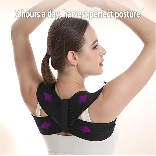 Shoulder Brace Posture Corrector for Men & Women,Relieve Shoulder Soreness, Work Fatigue, Bad Posture, Correct Posture (Large)