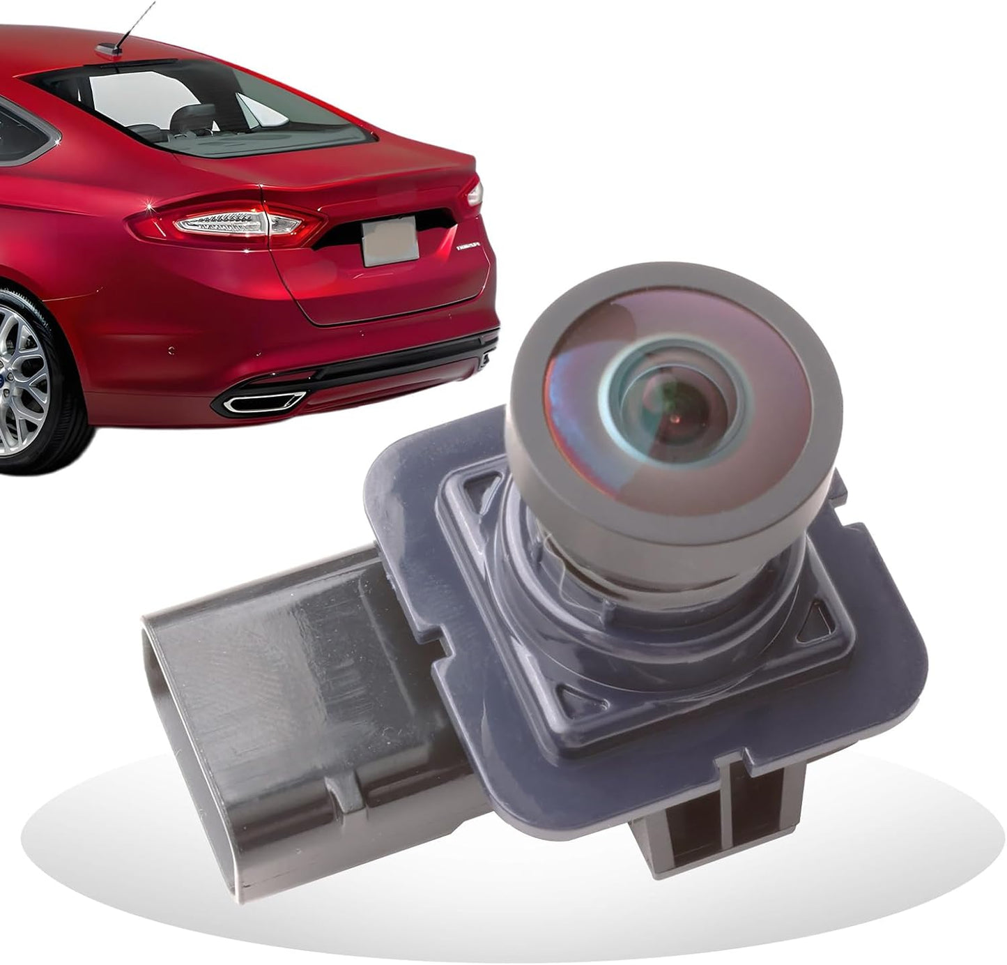 MITZONE Rear View Backup Camera for Car Compatible with 2013-2016 Ford Fusion Lincoln MKZ Parking Asist Camera 1080P HD 170° Wide-Angle DS7T-19G490-DD DS7T19G490DB ES7Z-19G490-A