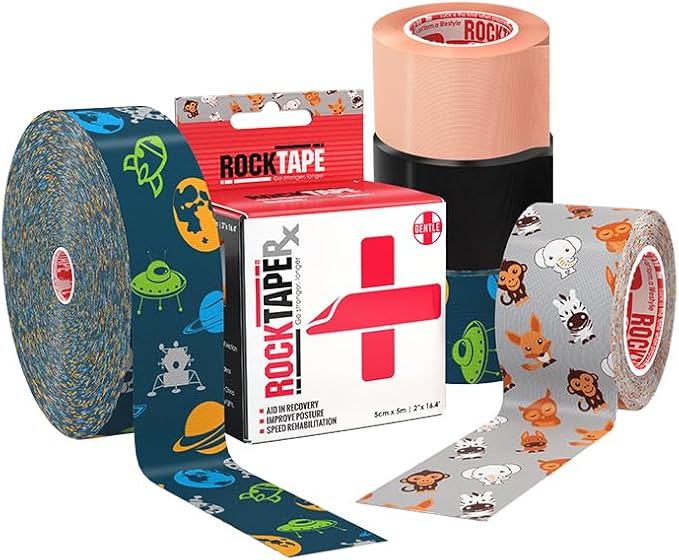 RockTape RX Sensitive-Skin 2-Inch Kinesiology Tape