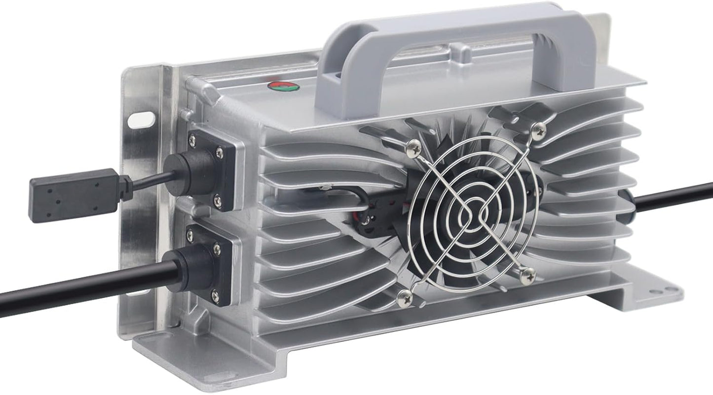 20 AMP Battery Charger Replacement for 36 Volt EZGO EZ-GO TXT Golf Cart, Waterproof IP68 with D-Plug/Powerwise Style Plug