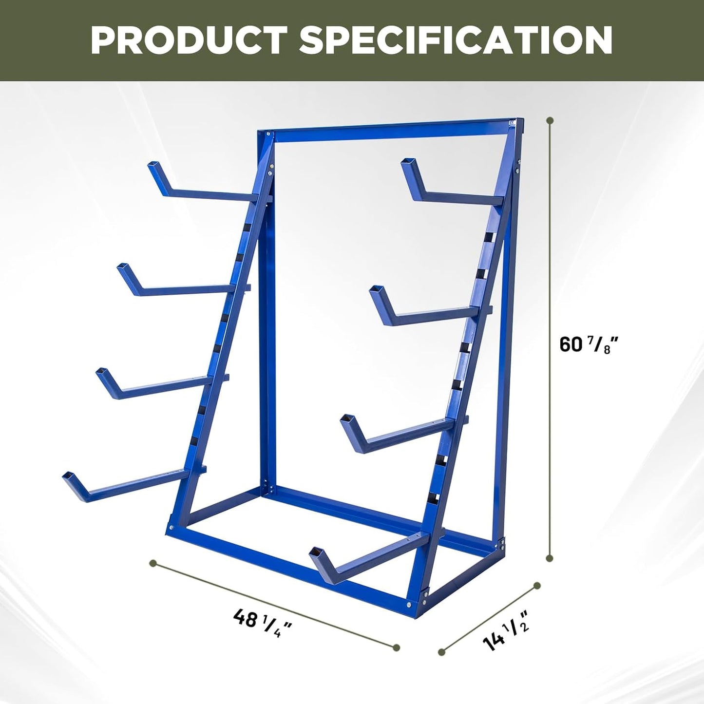 4 Tier Steel Horizontal Storage Rack, Heavy Duty Free Standing Bar Storage Cantilever Rack, Adjustable Pipe Storage Rack,4-Level Wood Lumber Shelf Organizer for Garage Workshop Shed, 2000 lbs Capacity