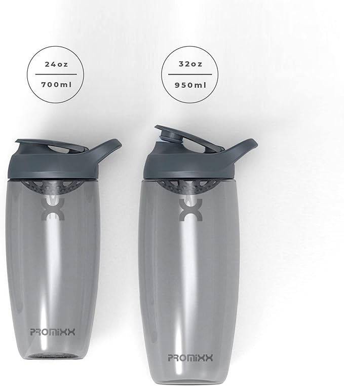 Promixx PURSUIT Protein Shaker Bottle – Premium Sports Shaker Bottles for Protein Mixes and Supplement Shakes – Easy Clean, Durable Protein Shaker Cup