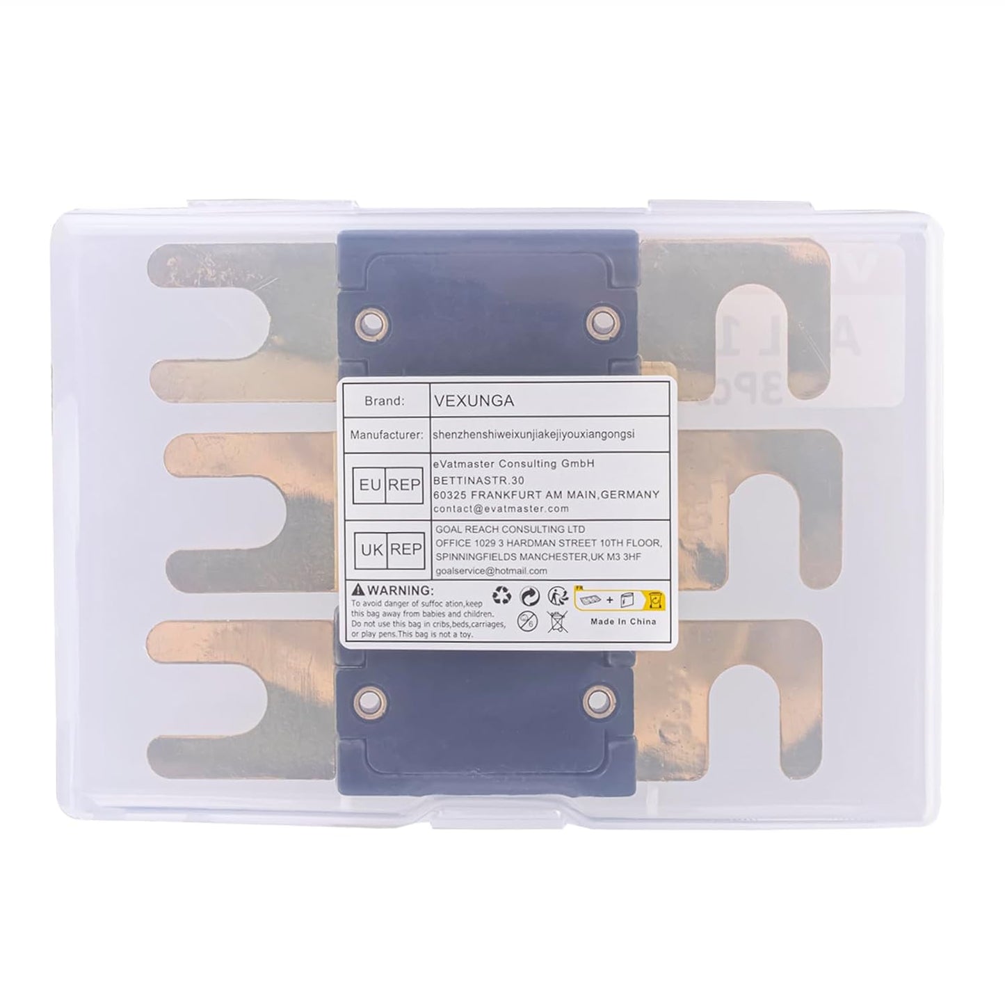 80A ANL Fuse 80 Amp Inline Blade Fuses 32V for Car Audio Inverter Automotive Stereo (Pack of 3 pcs)