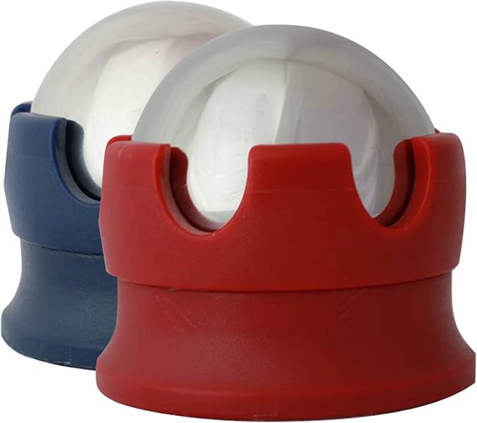 Massage Ball Hot Cold Roller Ball - Relieve Muscle Pain Fast - Stainless Steel Gel Balls for Heat or Ice Therapy-Feet Pain-Plantar Fasciitis-Back Ache-Myofascial Release–Deep Tissue Trigger Points