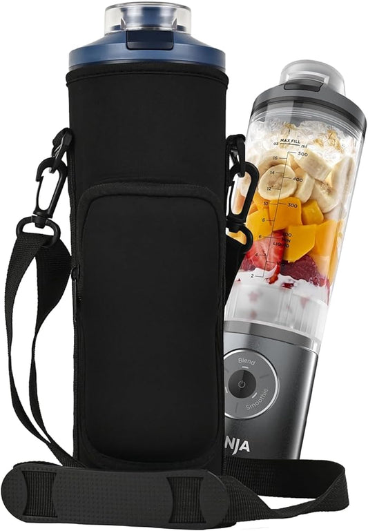 Portable Blender Storage Bag Sleeve for Ninja Blast Max Portable Blender with Shoulder Strap and Accessory Pocket for Ninja Blast Max BC251NV/BC251GY/BC251MT/BC251PK/BC251LD PortableBlender