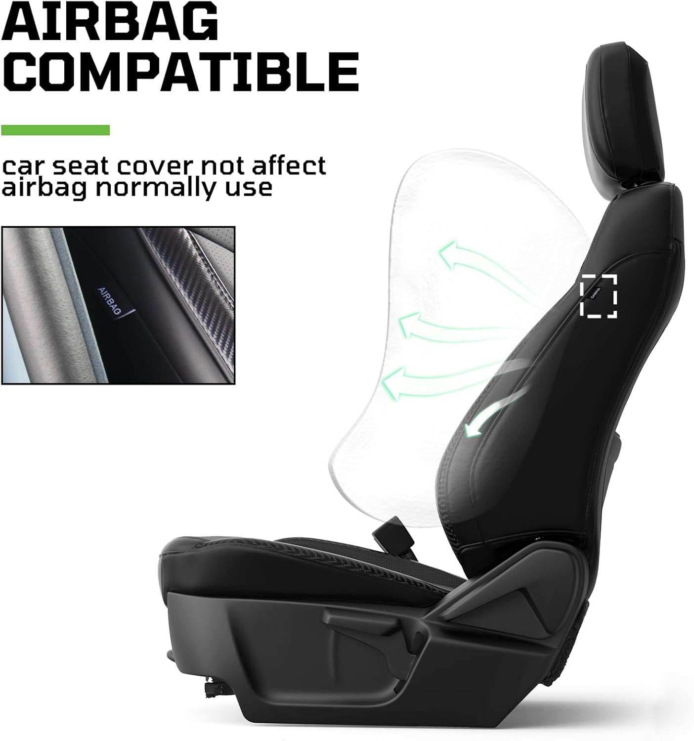 for Ford Maverick Custom Car Seat Covers Full Set,Full Coverage Design Car Seat Compatible with Airbags ,Easy to Install leather Seat Covers,Fit Ford Maverick 2022-2025 XL XLT Lariat Models (Black)