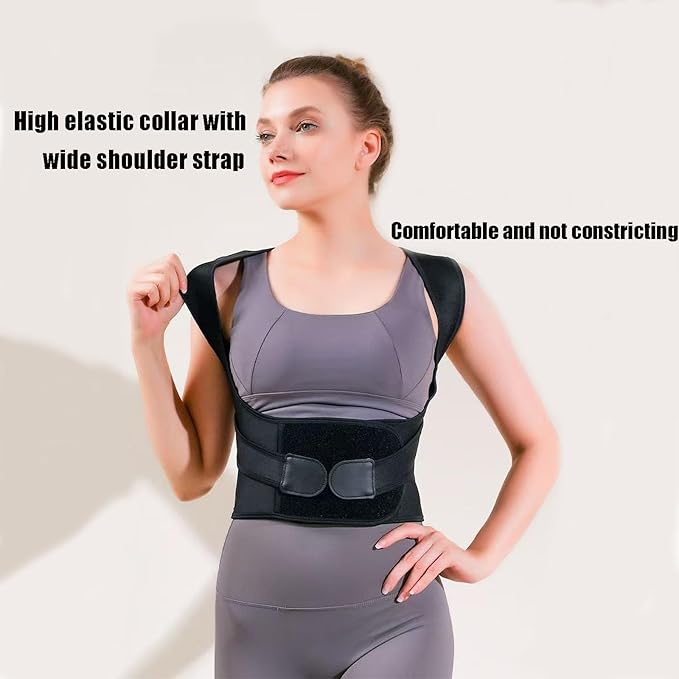 S~XXXL(20~90kg) Posture Corrector for Women、Men，Back Brace Posture Corrector，Comfy、Breathable、Lower Back Pain Relief。(Pink,XXL-70-80kg)