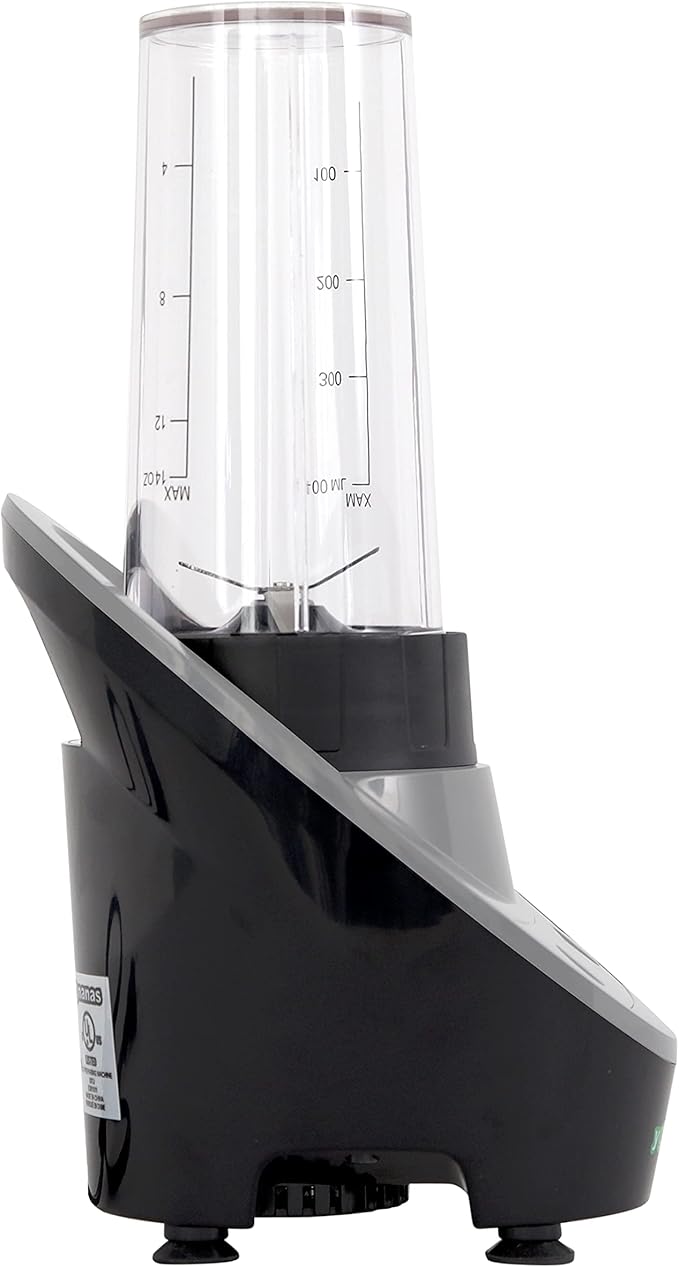Yonanas Personal Blender with 13.5-Ounce Portable Cup and Drinking Lid for Shakes and Smoothies, BPA Free, 300-Watts, Gray