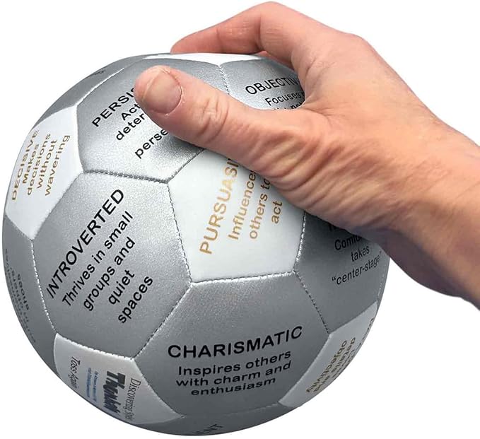 Trainers Warehouse 6" Thumball Collection, 32 Prompts for Conversation, Team Building, Relationship and Training