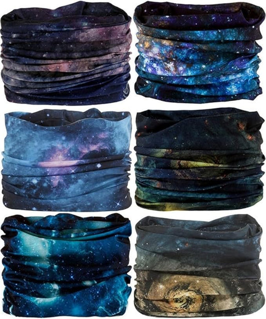 Headband Neck Gaiter Head Wrap Headwear Face Mask Magic Scarf Bandana for Men and Women