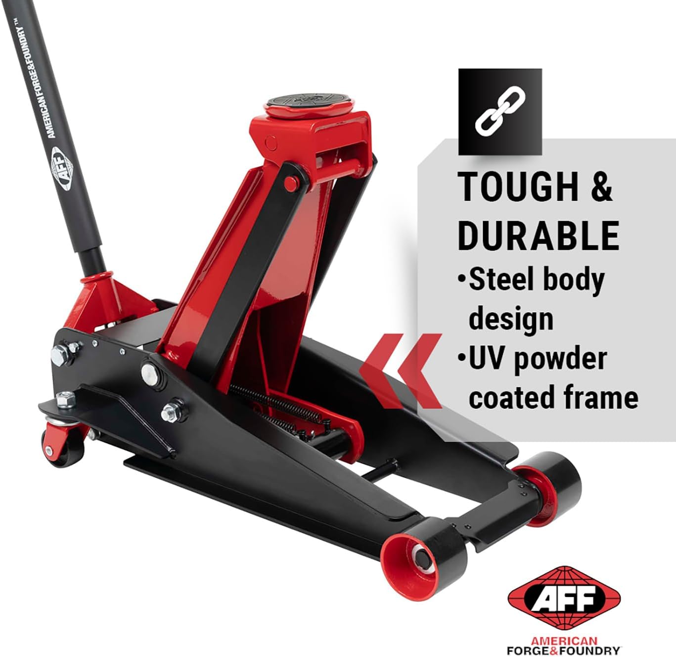 AFF 4 Ton Car Jack - Hydraulic Floor Jack with Lightning Lift - Heavy Duty