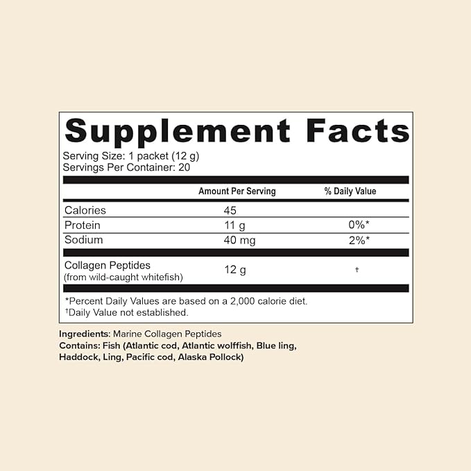 Great Lakes Wellness Sustainable Marine Collagen Peptides Powder for Skin, Hair, Nails, Joints & Digestion - Unflavored - Hydrolyzed, Wild Caught, MSC Certified, Non-GMO, Kosher - 20 Sticks