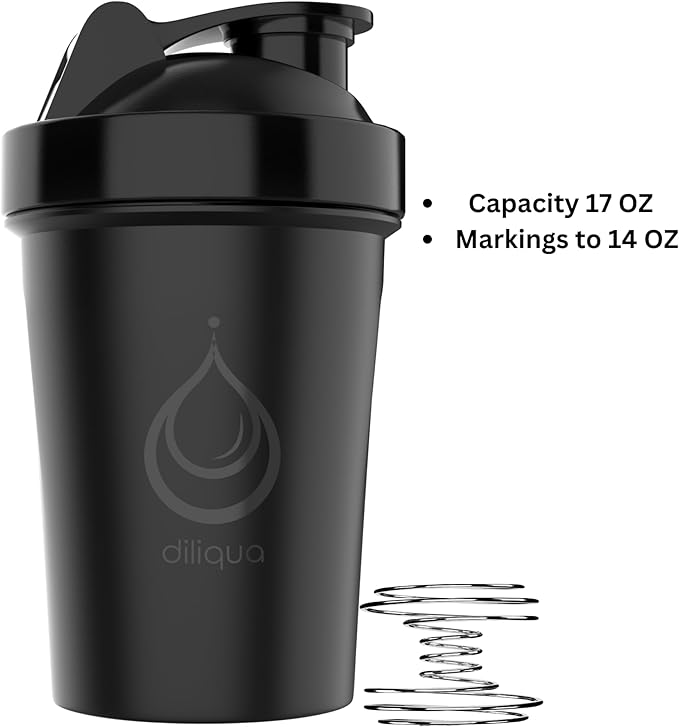 4 PACK, 20 oz Shaker Bottles with Wire Whisks for Protein Mixes | Leakproof Blender Shaker Bottle Pack | BPA-Free & Dishwasher Safe | Shaker bottle | Shaker Cups for shakes Bottle Pack