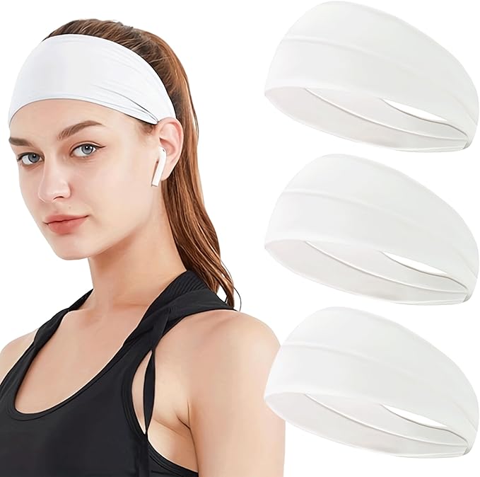 JOYOYO Unisex Headbands for Women's Hair Soft Stretchy Fabric Kylie Head Band Bandeaux Hair Accessories for Workout Gym Yoga Hair Band,100% Pure Cotton