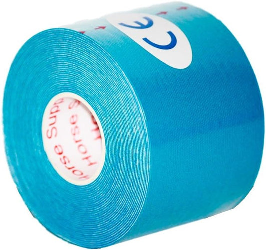 Kinesiology Tape Pro, Athletic Waterproof Muscle Support Adhesive Kinesio Sport Tape for Athletes 2 inches x 16.4 feet Single Roll, Light Blue