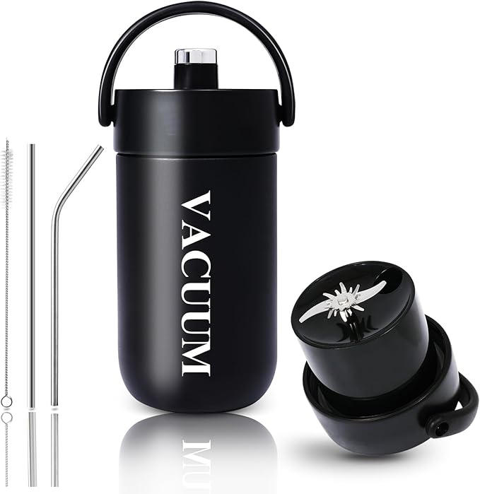 Portable Blender for Smoothies, Travel Blender, Cordless, with Insulated Cup