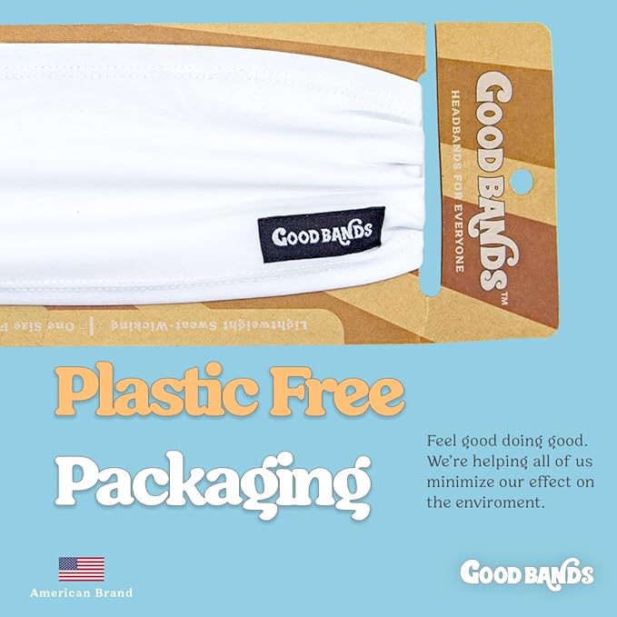 Sweatband for Men and Women - Unisex Headband That Wicks Moisture and Eliminates Excess Sweat - Durable & Long-Lasting - Running, Sports, Football, Triathlons, Construction, Yoga, Gym