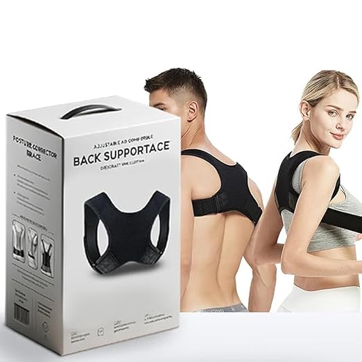 Posture Corrector for Men and Women, adjustable, comfortable, breathable corrector with Elastic Support Upper Back Brace, Shoulder, Lumbar Support Belt-Corset, Fits Discreetly Under Clothing. Size - S
