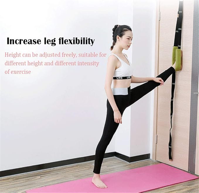 Back bend Assist Trainer - Improve Back and Waist Flexibility, Door Flexibility Stretching Strap, Home equipment for Ballet, Dance, Yoga, Gymnastics, Cheerleading, Splits