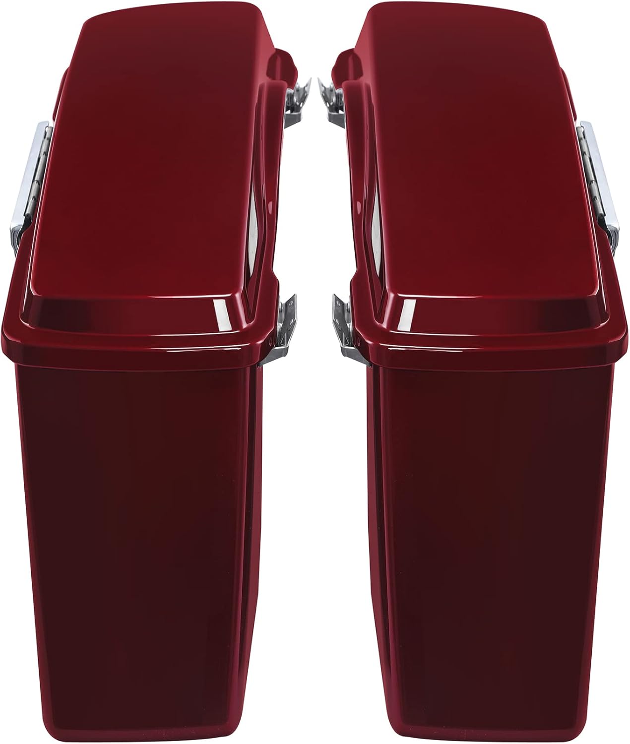 Green-L Red Hard Saddlebags Fit for Harley Touring Street Glide Road King Electra Glide 1994-2013