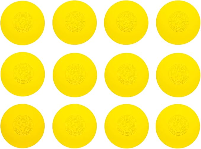 Signature Lacrosse Ball Set - Packs of 2, 4, 8, 12, and 120 - No Chemical Smell Massage Balls, Myofascial Release Tools, Back Roller, Muscle Knot Remover