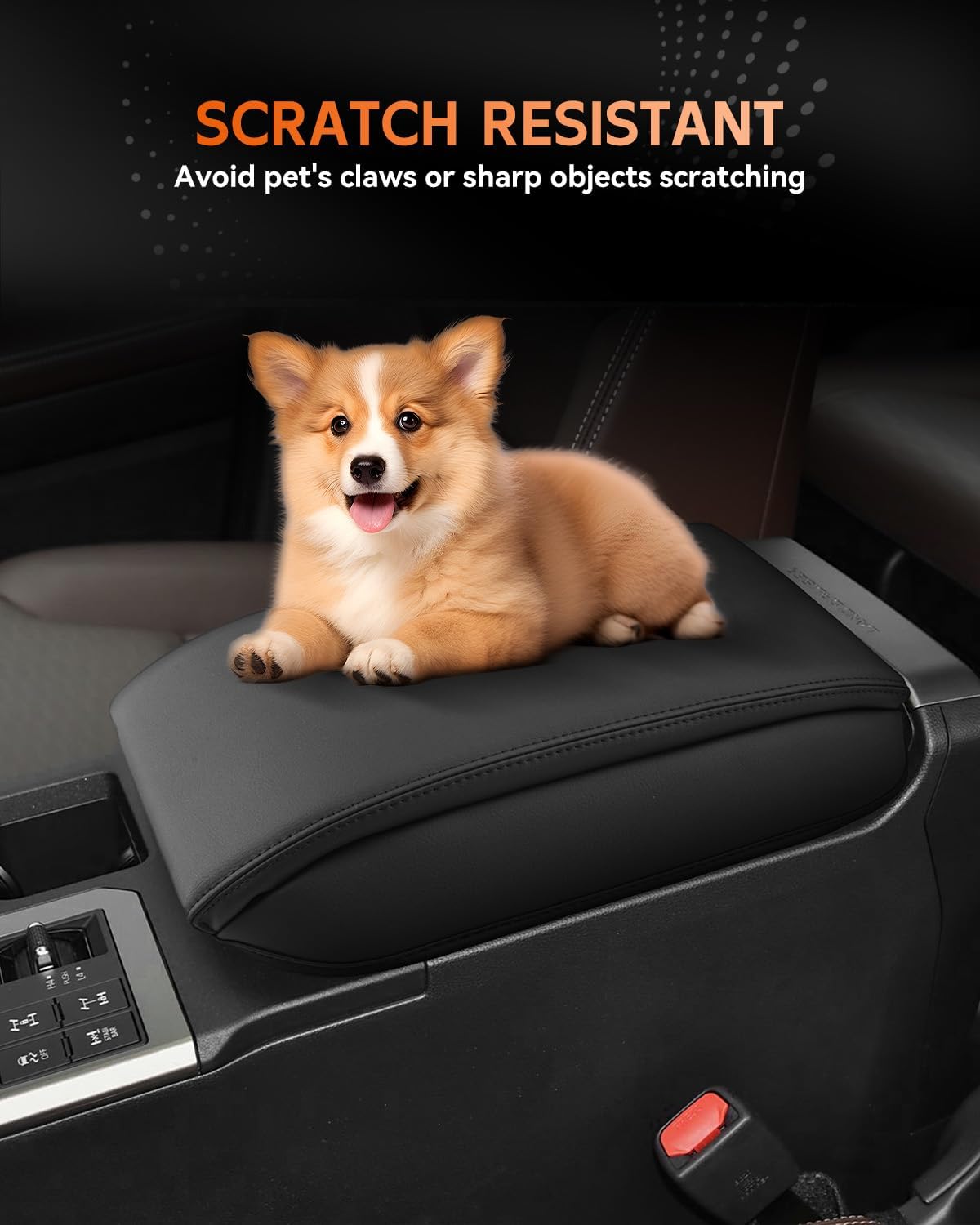 CDEFG for 2024 2025 Toyota Land Cruiser 250 Center Console Cover Armrest Box Cover for Land Cruiser (1958, Land Cruiser) 2024 2025 Accessories Arm Rest Protector