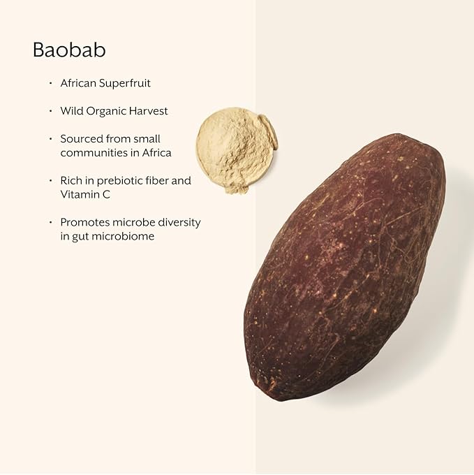 ProMix Nutrition Debloat Prebiotics and Probiotics with Baobab - Rich in Vitamin C, Bloating Relief, Immune Support - Orange - 30 Servings (Pack of 30)