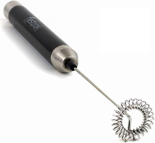 Portable Drink Mixer Small Handheld Electric Stick Blender - Cordless and Battery Operated Bulletproof Keto Coffee Blender