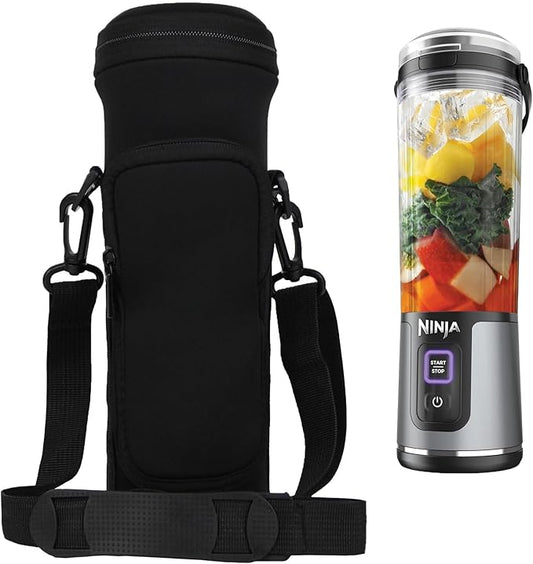Portable Blender Storage Bag Sleeve with Shoulder Strap Fully wrapped Storage Bag for Ninja BC151NV/BC151BK/BC51NV/BC151CR/BC151EM/BC151PR/BC155PS 18oz Blast Portable Blender