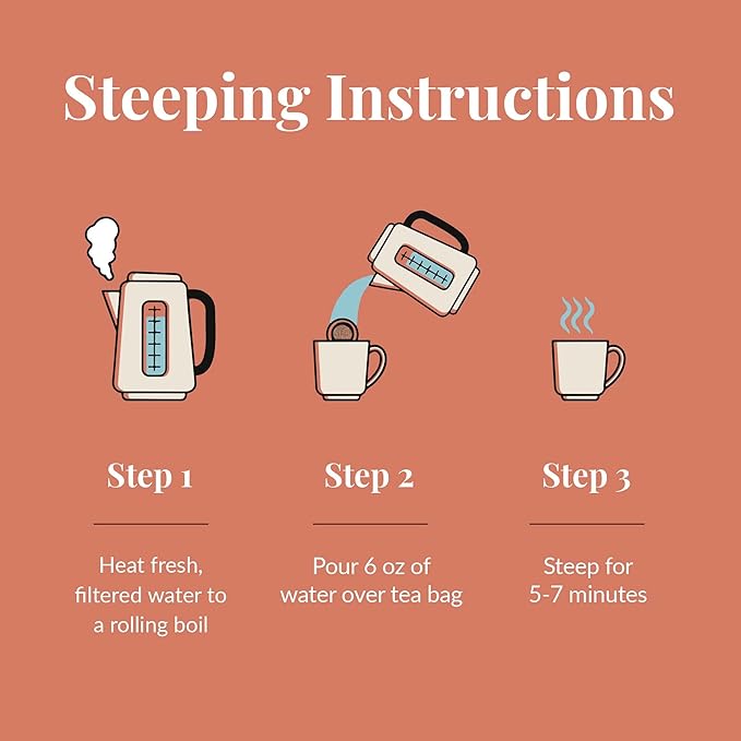 The Republic of Tea Orange Ginger Mint Tea, 250 Tea Bags Caffeine-Free Gourmet Herbal Tea