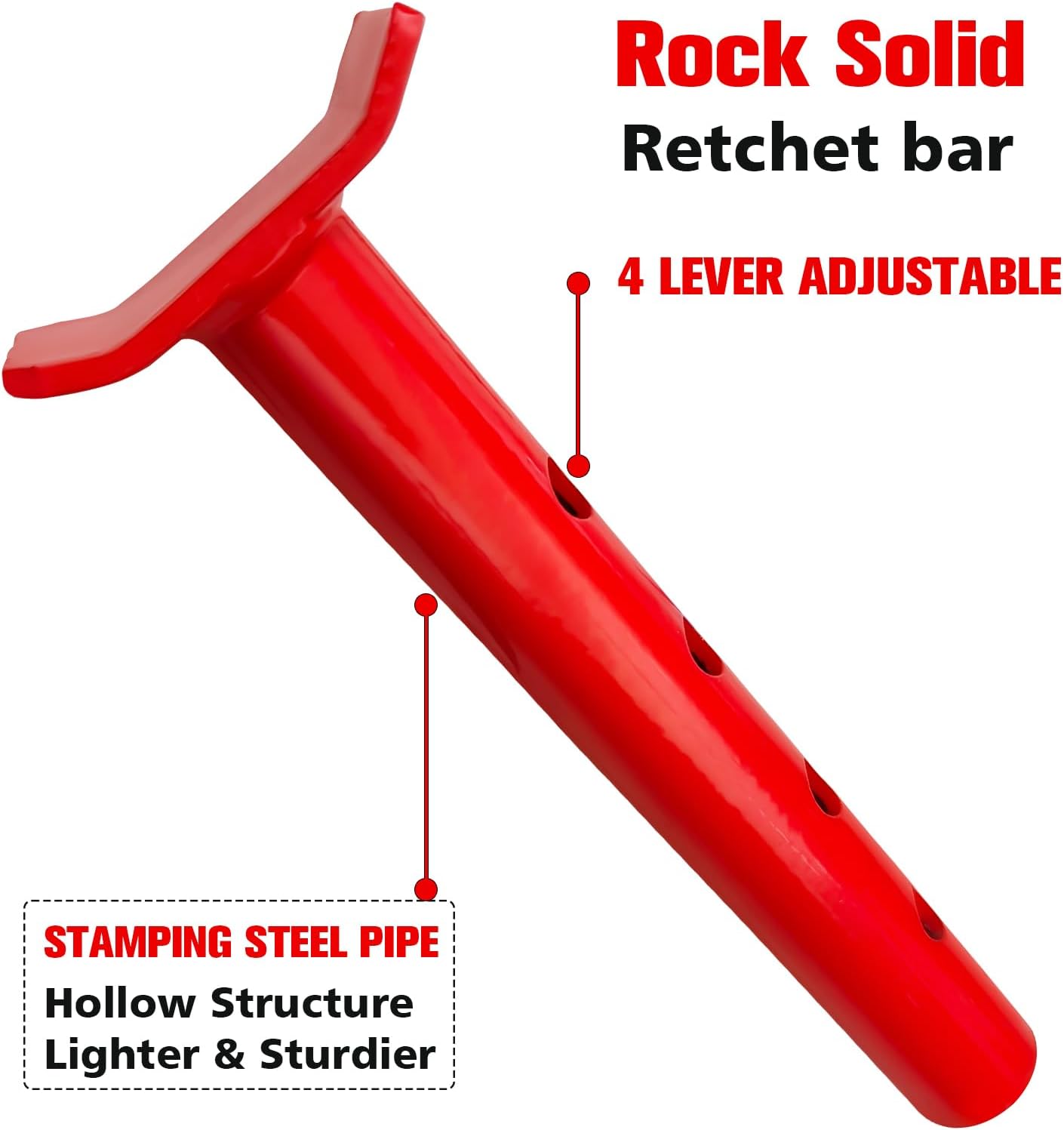 Foldable Jack Stands 3 Ton (6,600 LBs), 11.42"-16.06" Adjustable Height with Mobility Safety Pin,Car Jack Stand for Home&Garage, Workshops,Lifting SUV, Pickup Truck,UTV/ATV, Red, 1 Pair