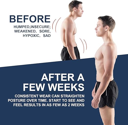 Posture Corrector for Women & Men, Adjustable & Breathable Upper Back Brace， Back Straightener Posture Corrector Support straightener, Providing Pain Relief from Lumbar