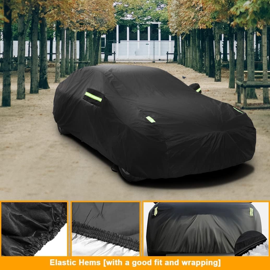 Custom Car Cover Compatible with Cadillac CT5/ CT5 V-Series 2020-2026 4-Door Sedan, Waterproof All Weather Car Coves with Cotton Lining, Heavy Duty Rain Snow Sun Dust UV Covers Outdoor Indoor