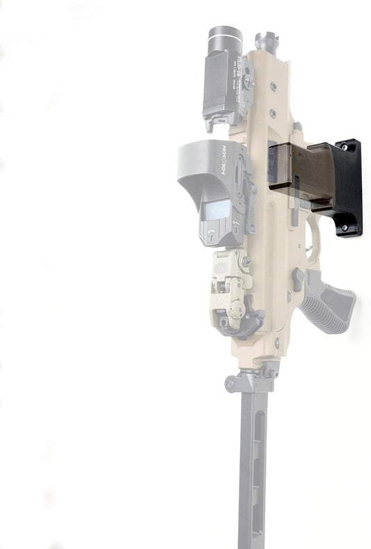 Spartan Mounts for SIG MPX 9mm | (Does NOT FIT AR) Rifle Wall Display Storage Organization System | Low Profile Design | Features Locking System | Gun Safe Wall Room Solution