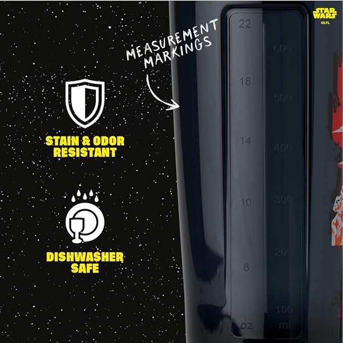BlenderBottle Star Wars Shaker Bottle Pro Series Perfect for Protein Shakes and Pre Workout, Join the Dark Side, 28-Ounce