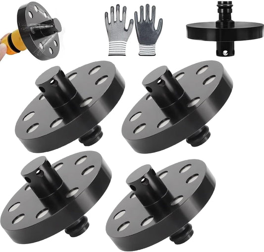 O-Ring Chassis Cleaner Flusher Kit,360° Spinning Nozzle, Undercarriage Cleaner with Quick Coupling, Efficient Wheel Arches/Undercarriage Cleaner Powerful Cleaning in Hidden Areas for All Car (4pc)